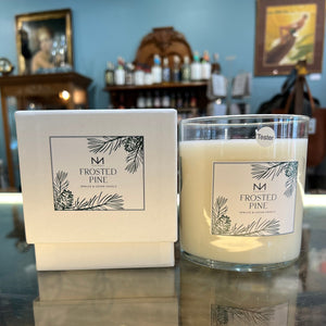 Frosted Pine Double Wick Candle