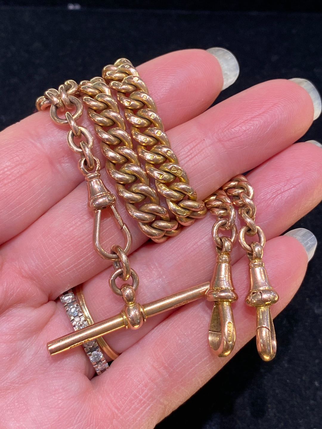 Antique Victorian Watch Chain Necklace 1899