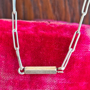 Silver Plique-a-Jour Enamel Necklace Marcasite Sapphire Pearl Drop