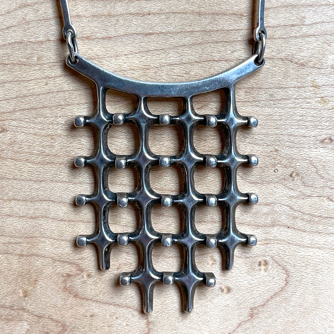 Vintage Marianne Berg for David Andersen Silver Necklace
