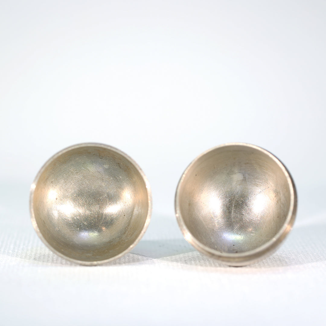 Silver Smooth Jensen Pill Box, Dated 1980