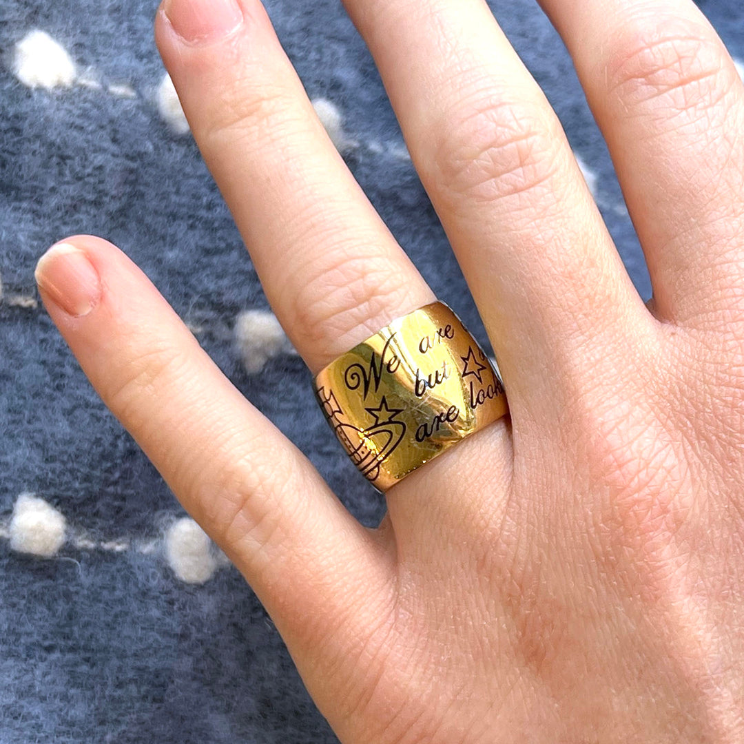Vivienne Westwood Vintage Silver Gilt Ring