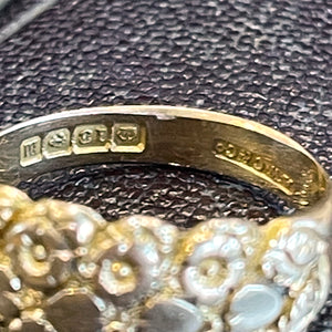 Antique Edwardian Love Knot Ring Hallmarked 1911