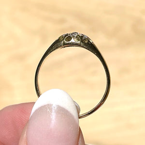Victorian Old European Cut Diamond Cluster Ring 1902