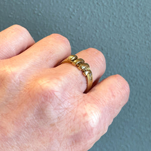 Victorian 18k Gold Snake Ring Dated 1892