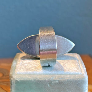 Vintage Silver and Chalcedony Ring Swedish
