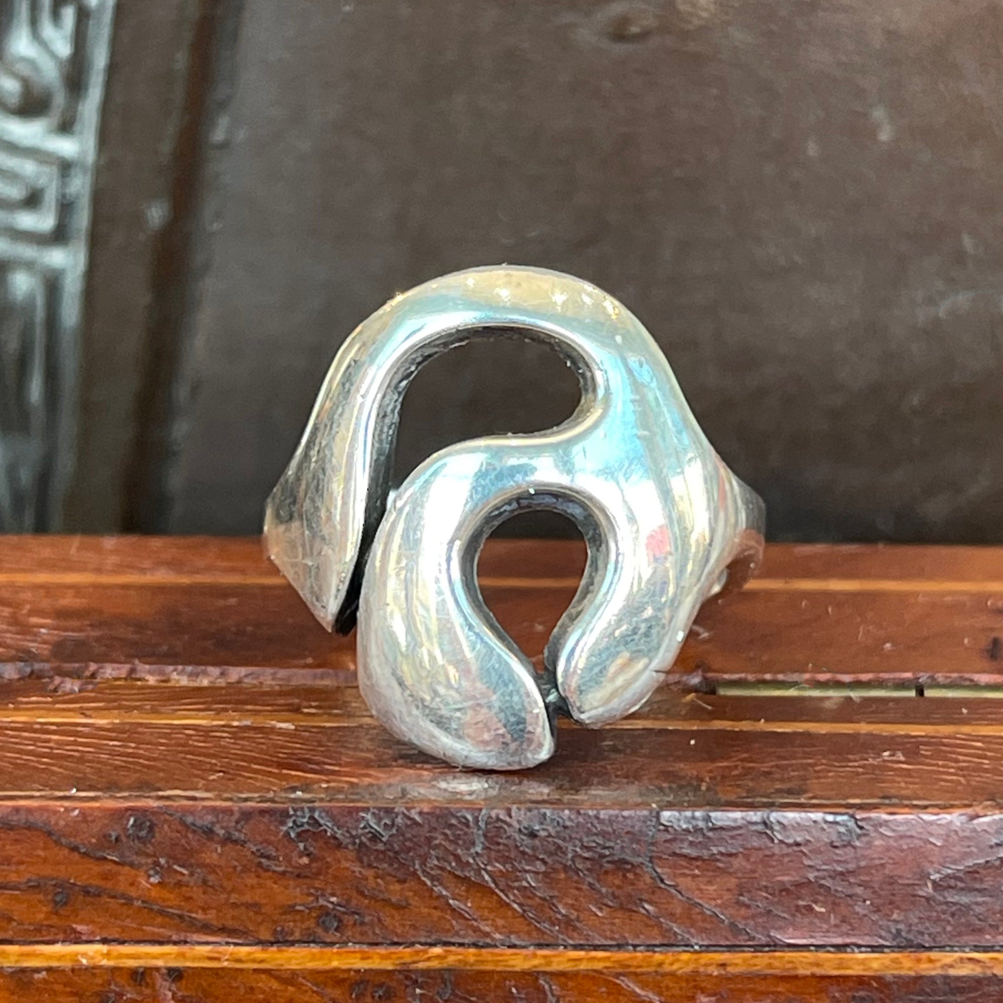 Vintage Mid-Century Herman Siersbol Ring Silver