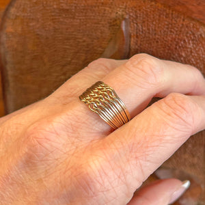 Antique Victorian Multi-band Puzzle Band Ring