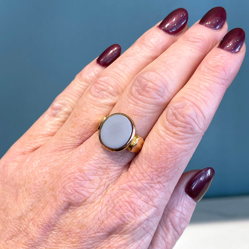 Antique Sardonyx Signet Ring Birmingham 1891