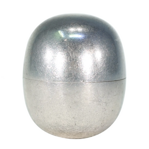 Silver Smooth Jensen Pill Box, Dated 1980