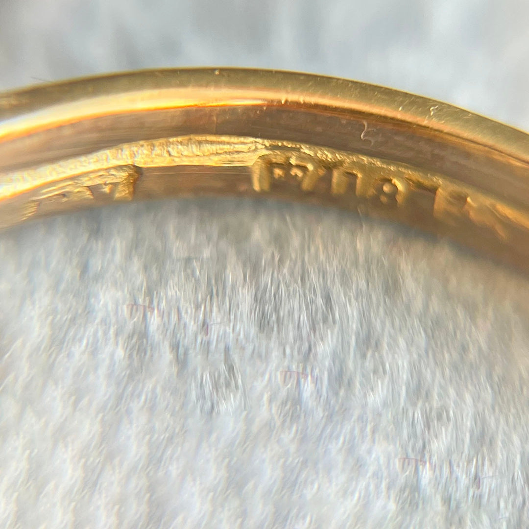 Chester 1885 love knot ring in gold
