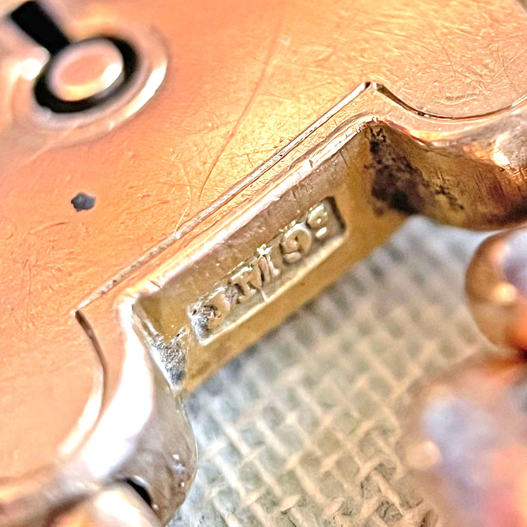Antique Victorian Gold Heart Padlock Curb Link Bracelet, c. 1910
