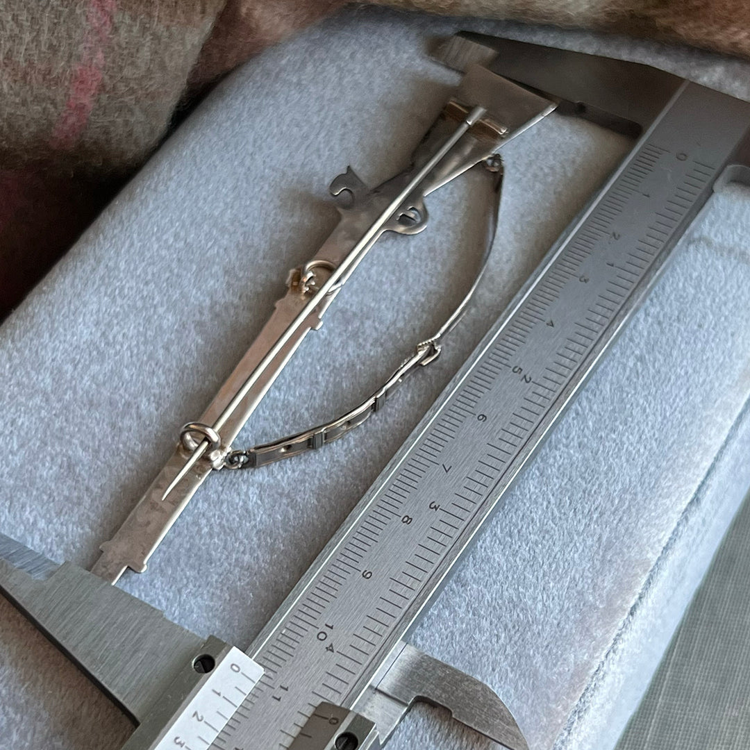 Victorian Scottish Agate Rifle Brooch, c. 1880