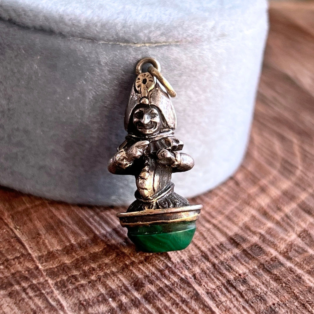 Antique Victorian figural charm