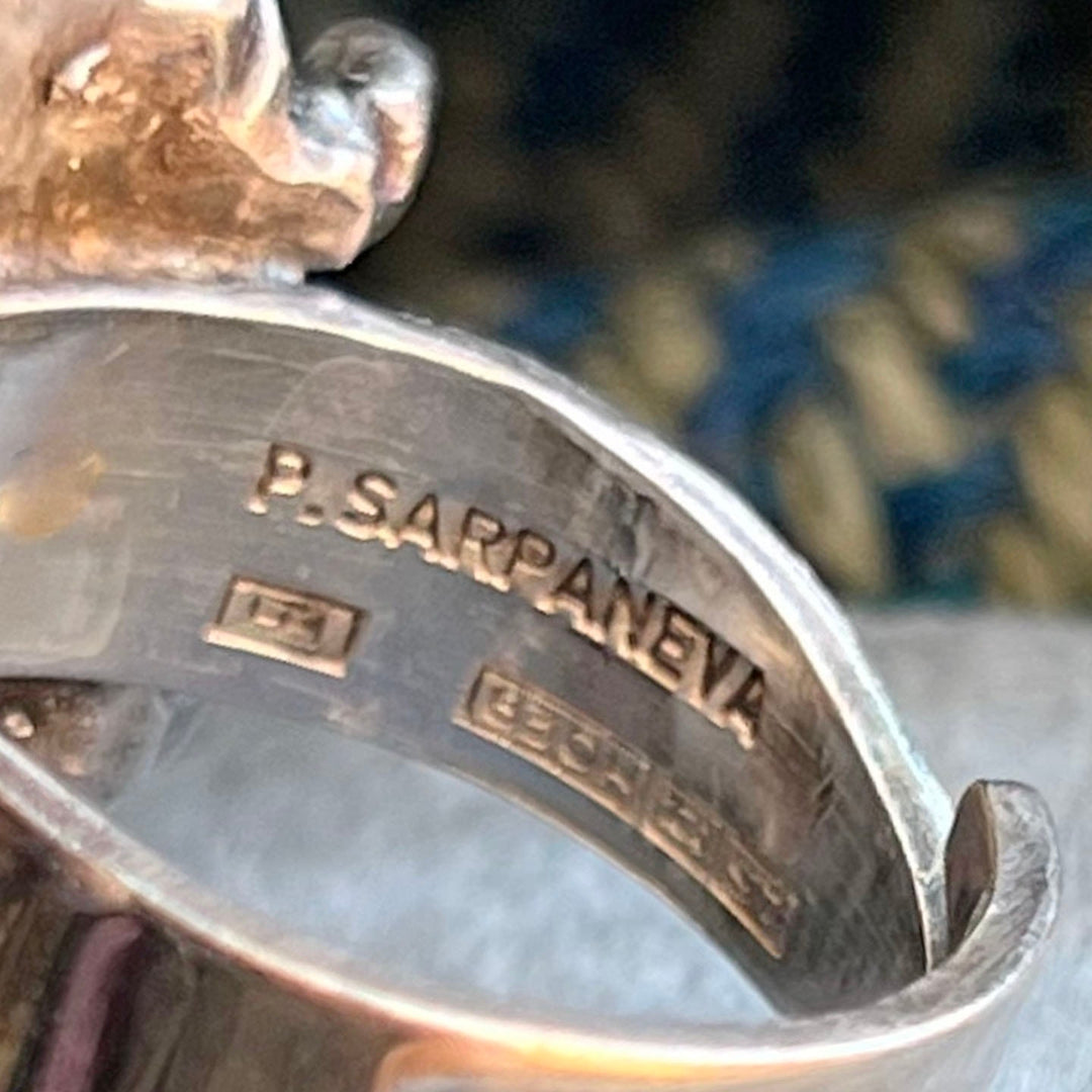 Pentti Sarpaneva silver ring Finland 1971