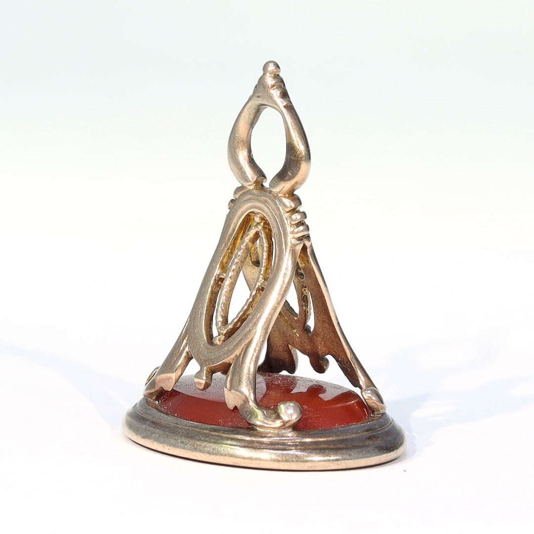Georgian Gold Carnelian Anchor Seal Fob c.1820