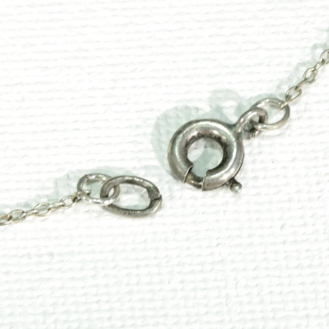 1940's Olympic Silver Enameled Panel Necklace