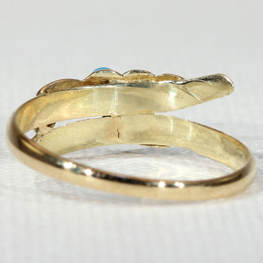 Victorian Turquoise Love Knot Ring
