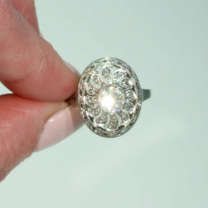Antique Belle Epoque Diamond Ring Circa 1910