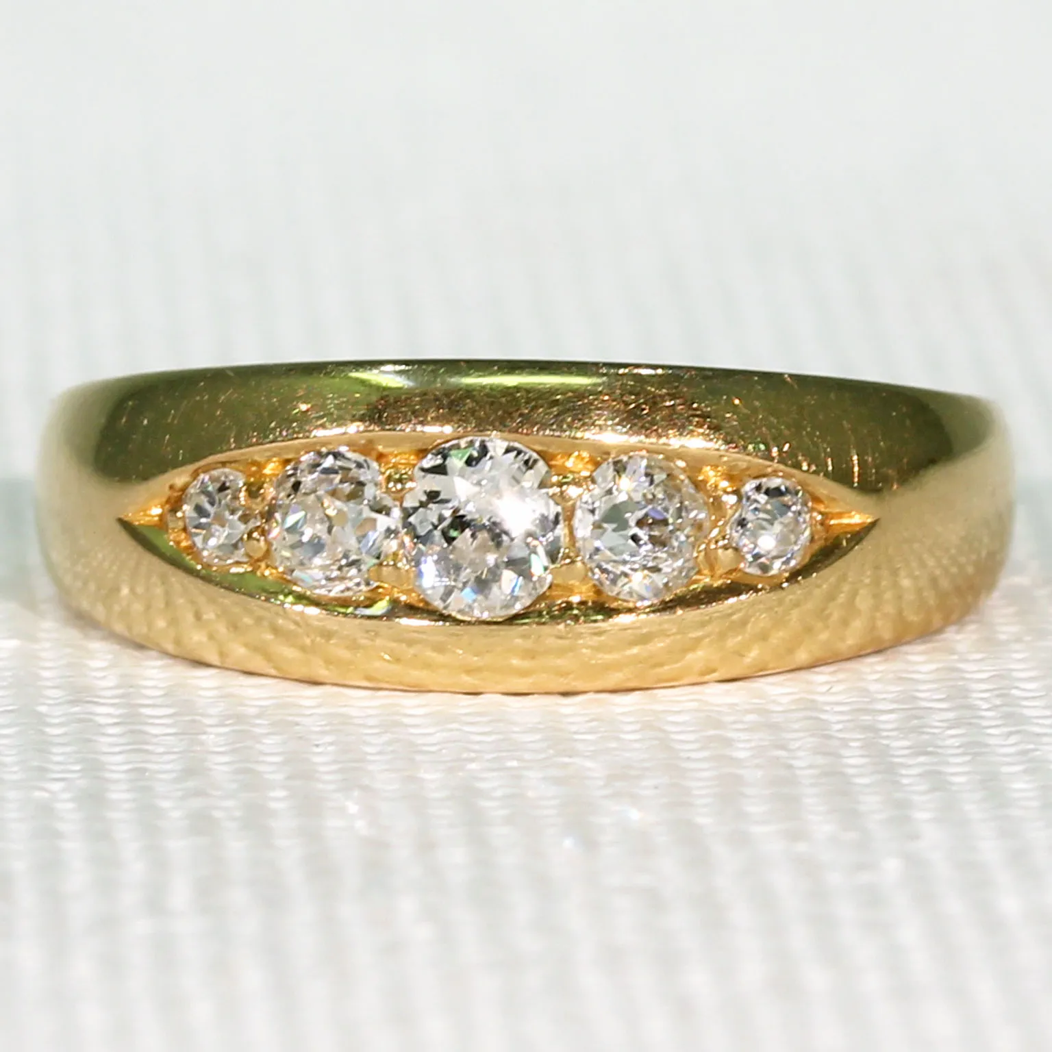 Edwardian 5 stone diamond ring sales