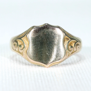 Antique Edwardian Gold Signet Ring