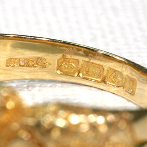 Antique Edwardian Love Knot Ring 18k Gold 1910
