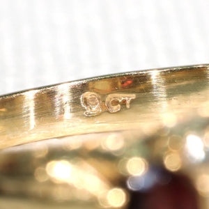 Antique Edwardian Opal Garnet Diamond Gold Ring 5 Stone