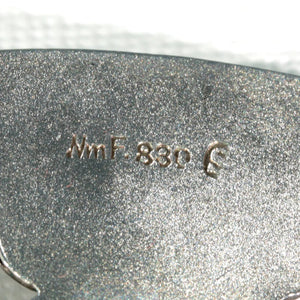Antique Silver Moonstone Skonvirke Brooch by William Fuglede