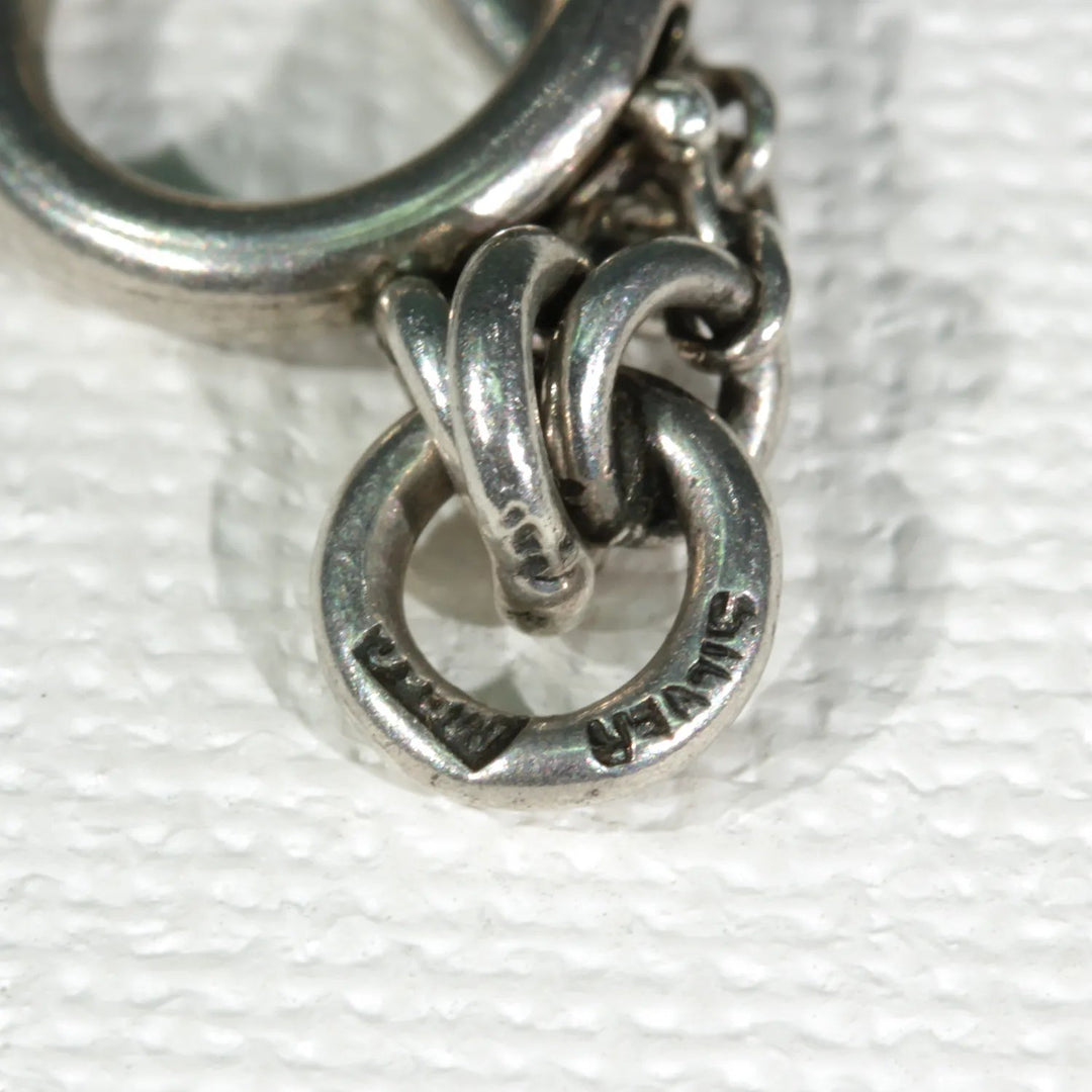 Antique Silver Murrle, Bennett and Co. Long Guard Watch Chain Necklace