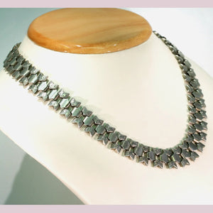 Antique Silver Victorian Collar Necklace
