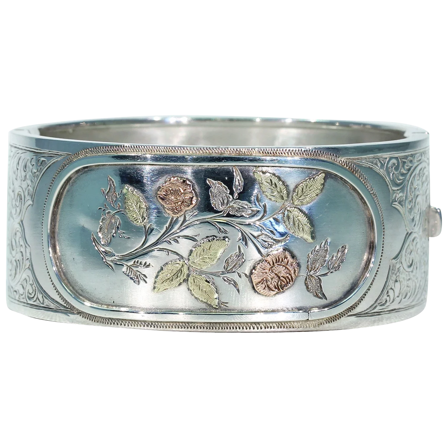 Victorian silver bangle Clearance