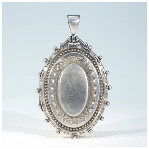 Antique Victorian Silver Locket