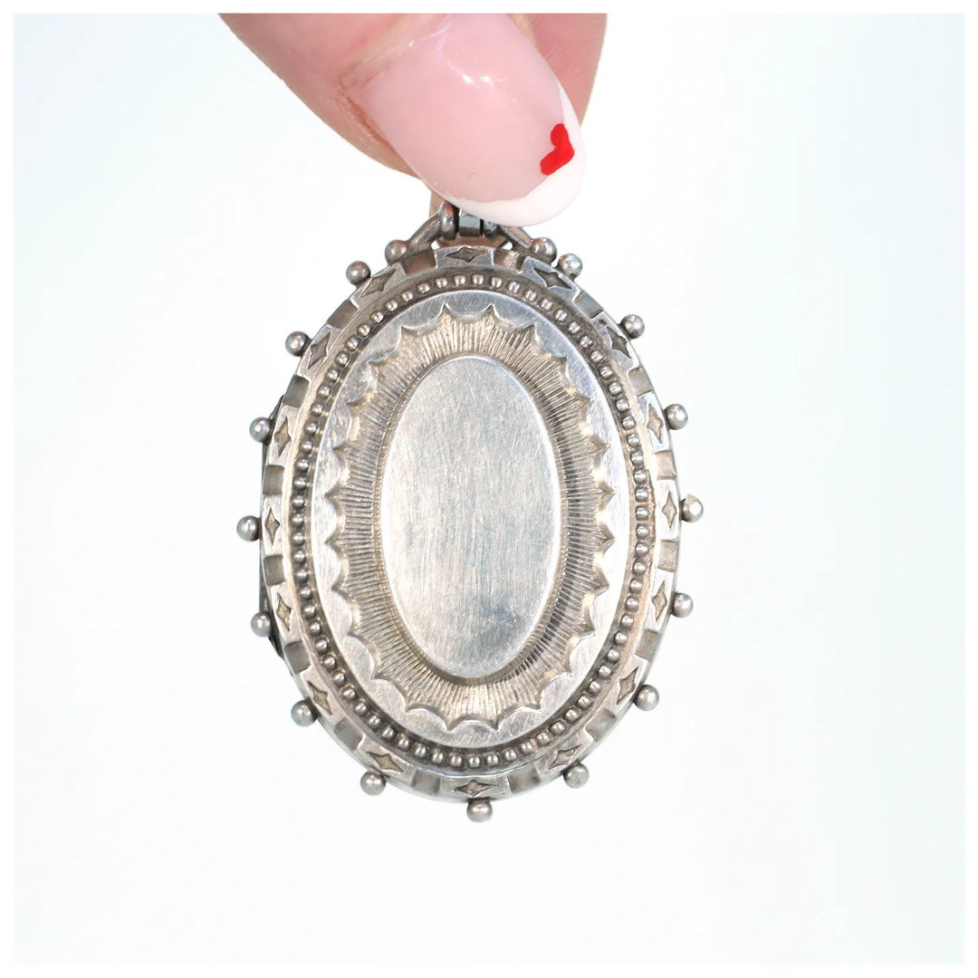 Antique Victorian Silver Locket