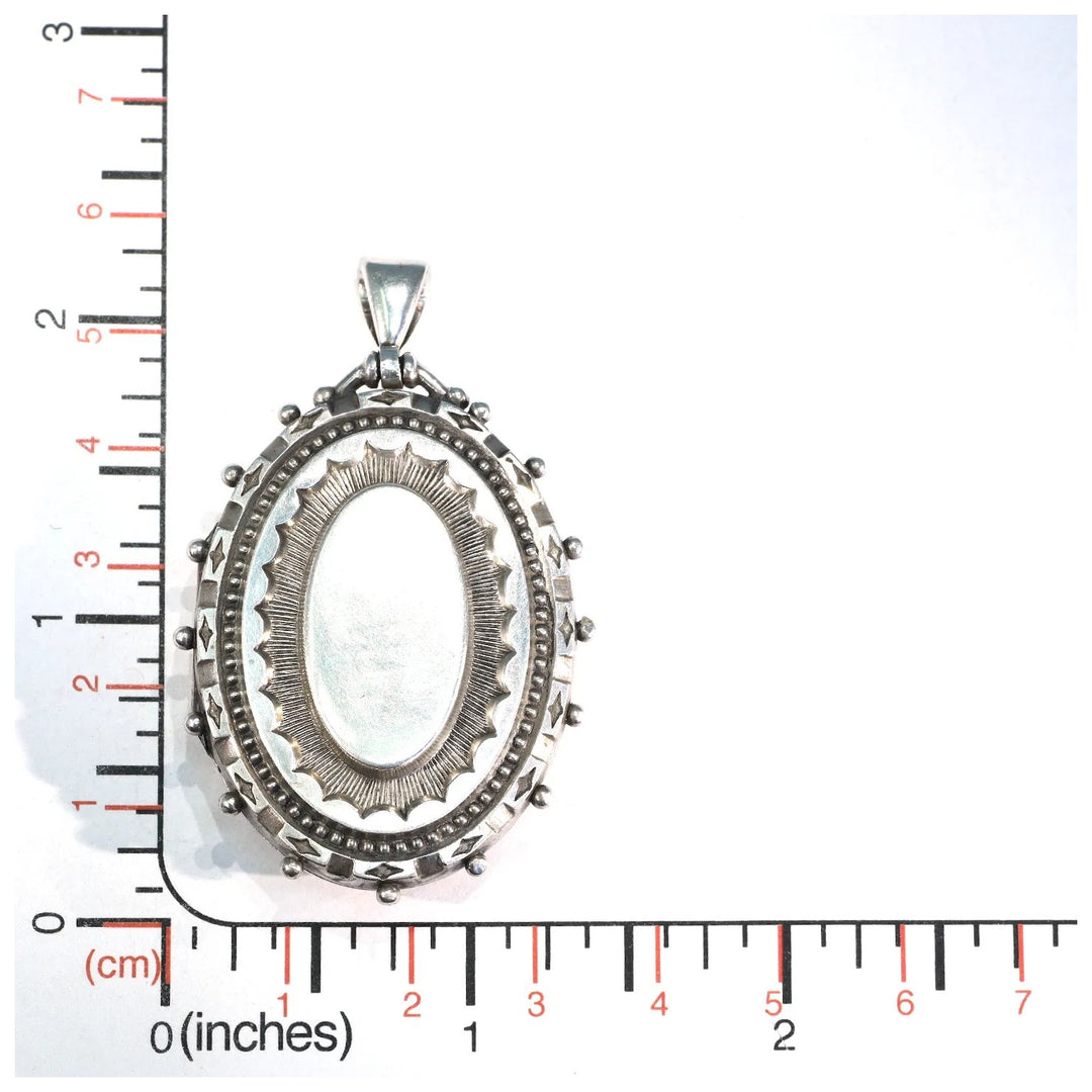 Antique Victorian Silver Locket