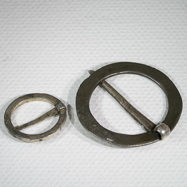 Rare Antique Middle Ages Silver Pins, French c.1460