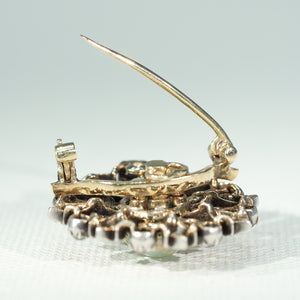 Victorian Opal Diamond Brooch Pendant Convertible