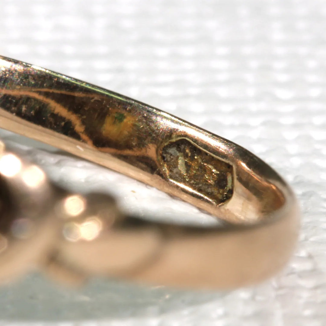 Edwardian Era Jade Ring Marquis 14k Gold