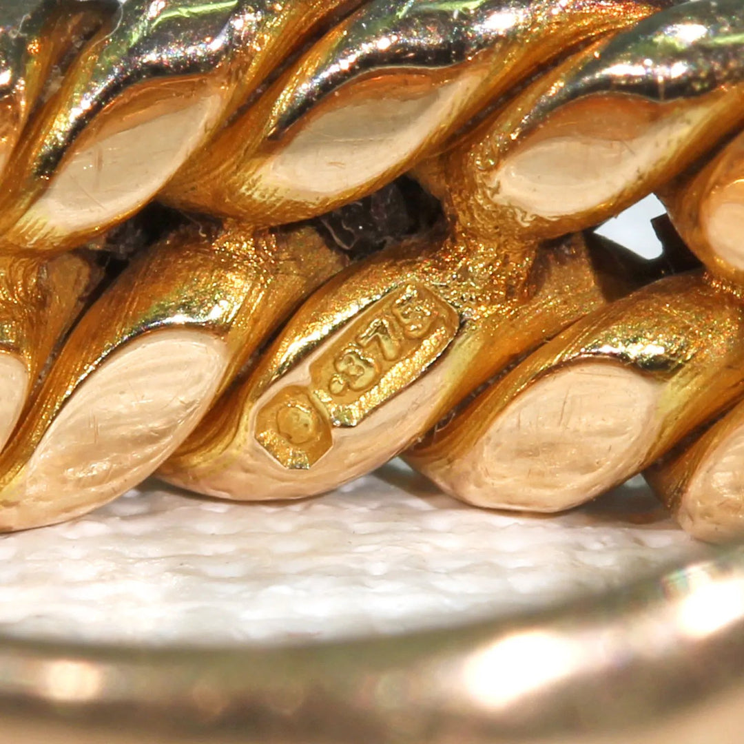 Edwardian Love Knot Gold Band Hallmarked 1908