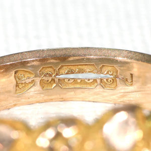 Edwardian Love Knot Ring 9k Gold Hallmarked 1903