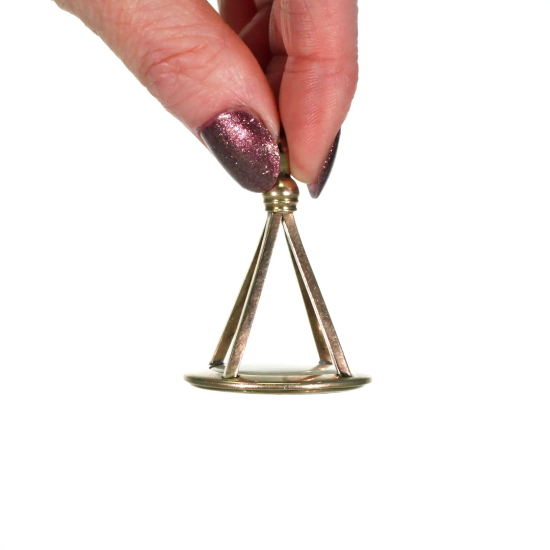 Georgian Chalcedony Fob Seal Pendant Memorial Weeping Willow