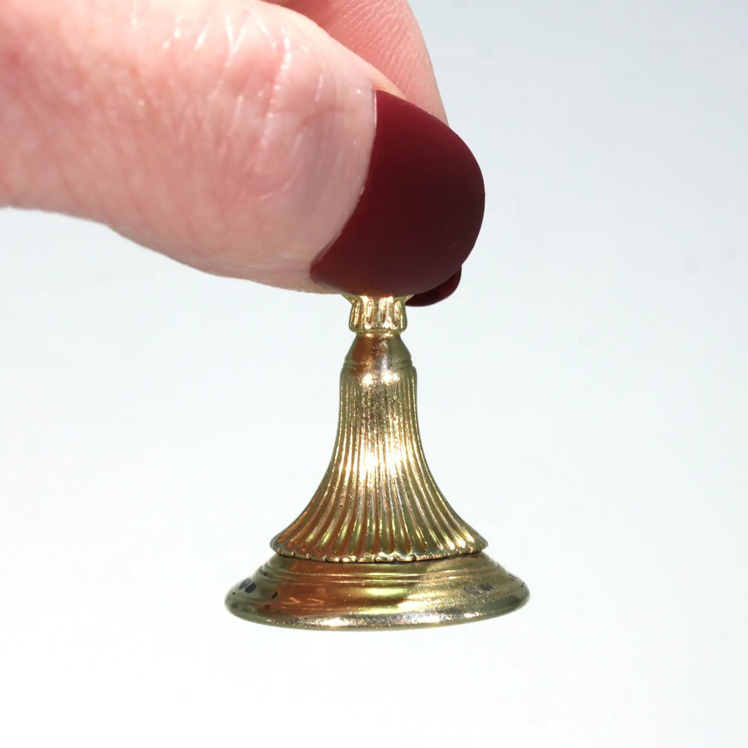 Georgian Mirror Intaglio Fob Pendant Chalcedony 15k Gold