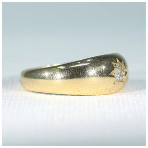 Gypsy Set Diamond Solitaire Ring London 1903