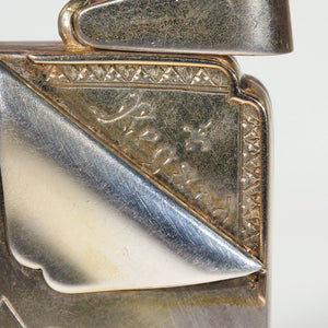 Antique Victorian 'Regard' Locket in Sterling Silver, c. 1880