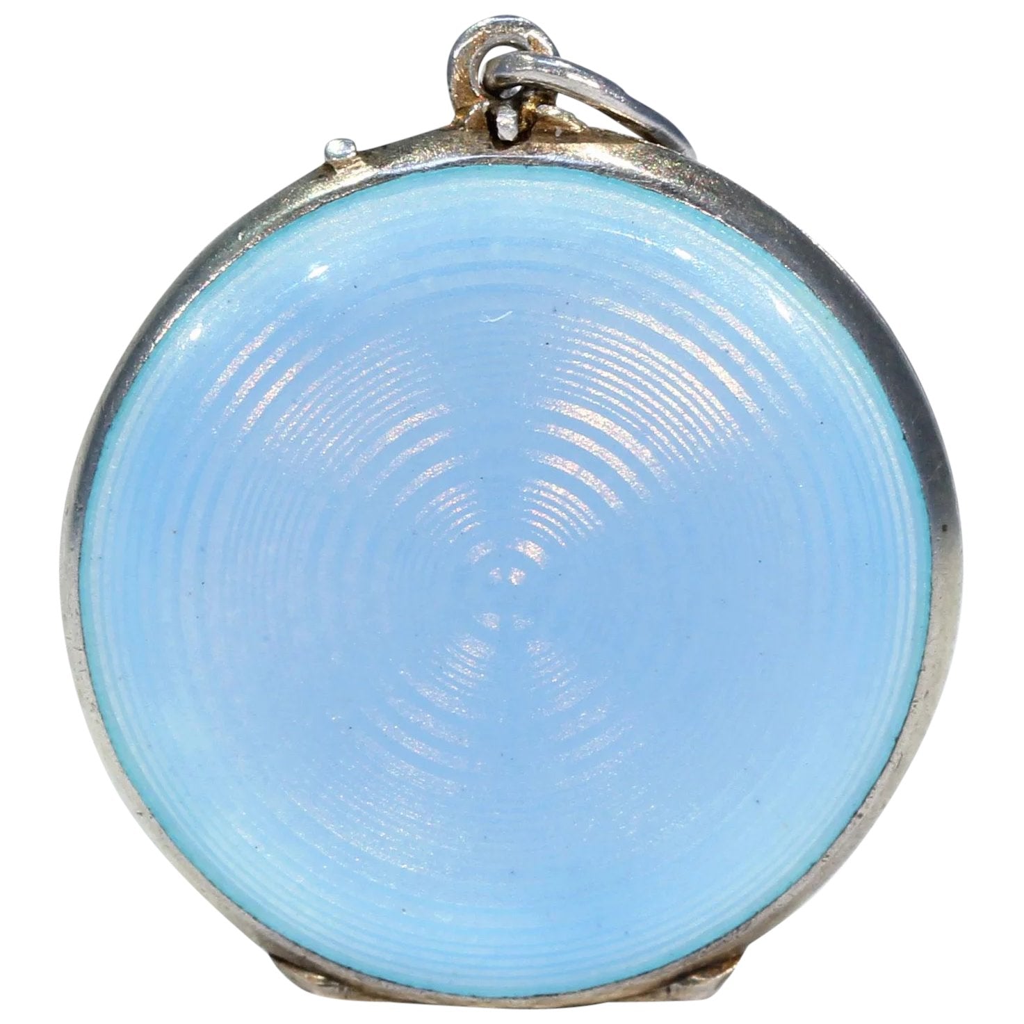 Light Blue Edwardian Enamel Locket by Marius Hammer