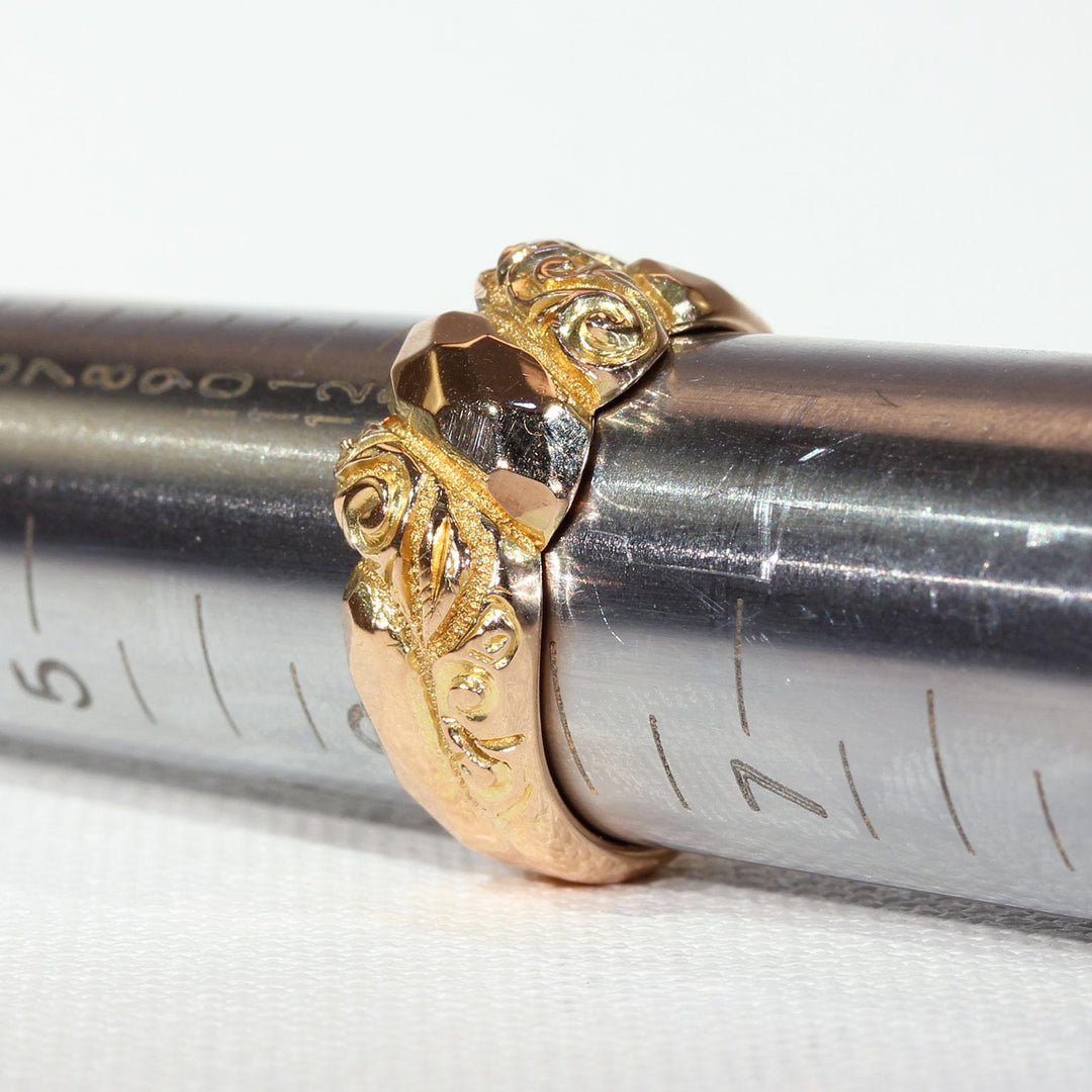 Edwardian Gold Love Knot Ring Hallmarked 1918