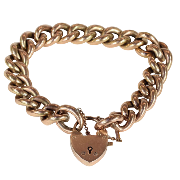 Rose gold hotsell curb bracelet
