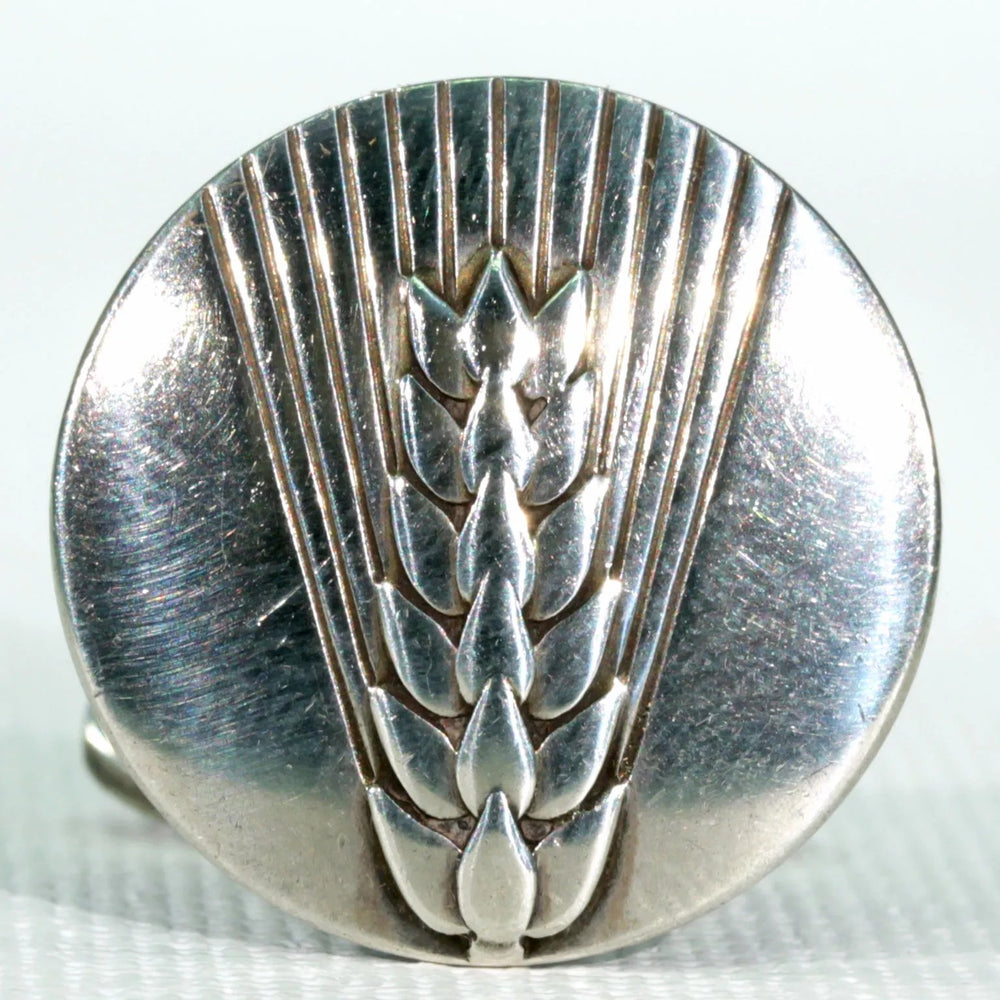 Vintage George Jensen Wheat Sheaf Silver Cufflinks