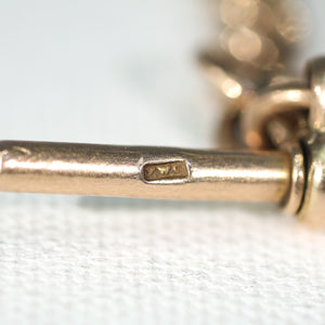 Antique Edwardian Gold Watch Chain Necklace