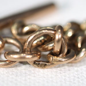 Antique Edwardian Gold Watch Chain Necklace